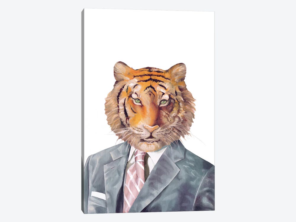 Tiger by Animal Crew 1-piece Canvas Wall Art