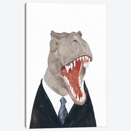 Tyrannosaurus Rex Canvas Print #ACR54} by Animal Crew Canvas Art Print