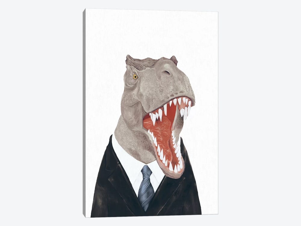 Tyrannosaurus Rex by Animal Crew 1-piece Canvas Print
