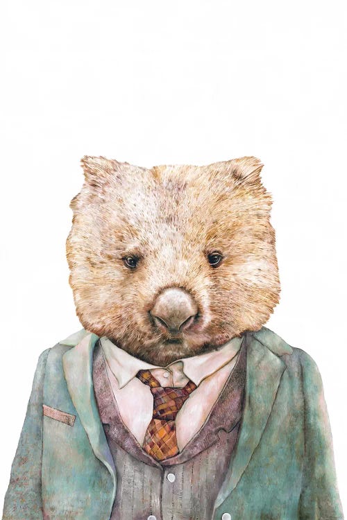 Wombat by Animal Crew wall art