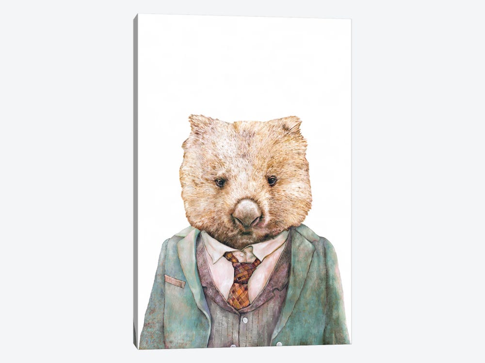 Wombat by Animal Crew 1-piece Canvas Artwork