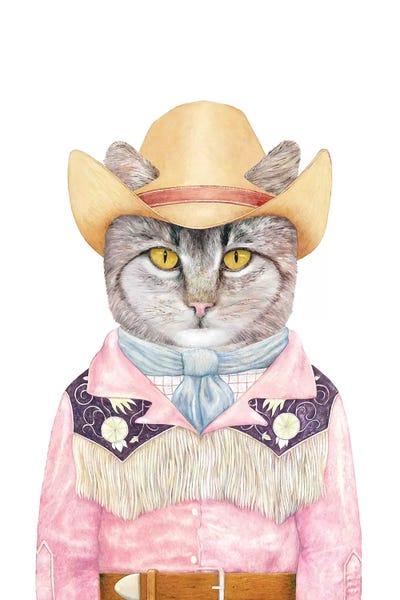 Country Cat by Animal Crew multi panel art