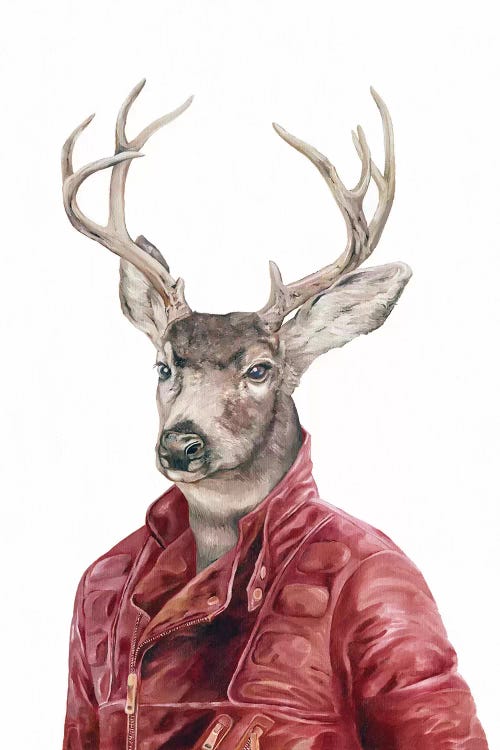 Deer In Leather