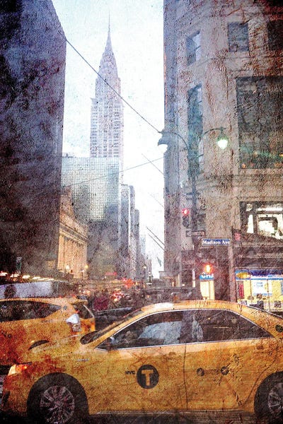 Acosta: Rainy Madison Avenue by Acosta