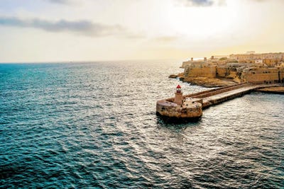 Lighthouse Village by Acosta acrylic art print