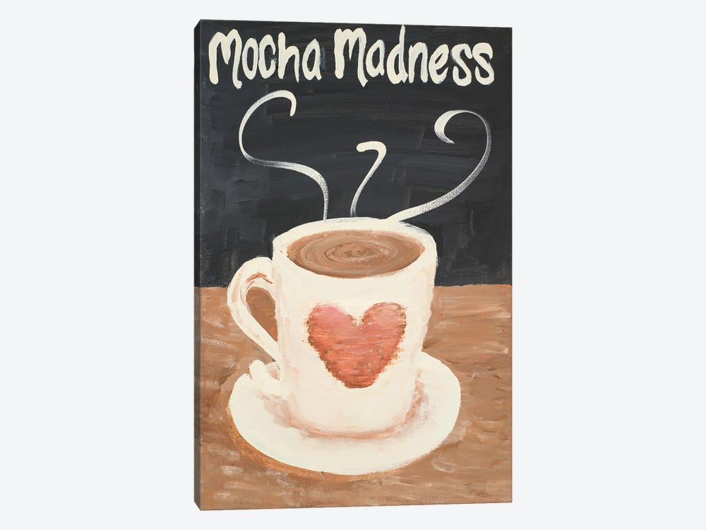 Mocha Madness by Acosta 1-piece Canvas Artwork