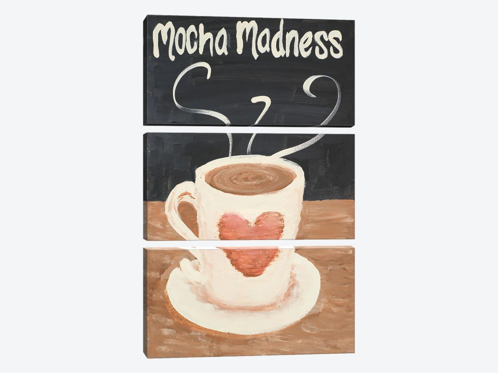 Mocha Madness by Acosta 3-piece Canvas Artwork