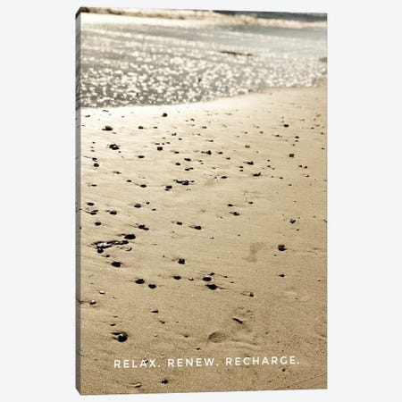 Relax Renew Recharge Canvas Print #ACT36} by Acosta Art Print