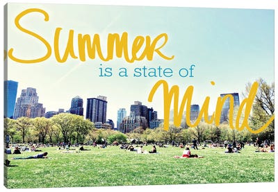 Summer Is A State Of Mind Canvas Art Print