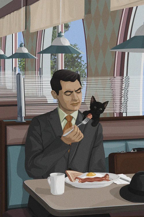 Man With A Cat