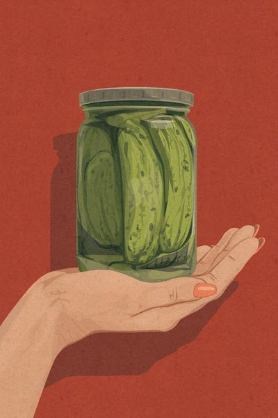 Foodie: Pickles by ArtCatIllustrated