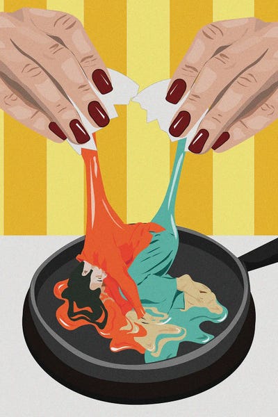 Witty Humor: A Bad Egg by ArtCatIllustrated