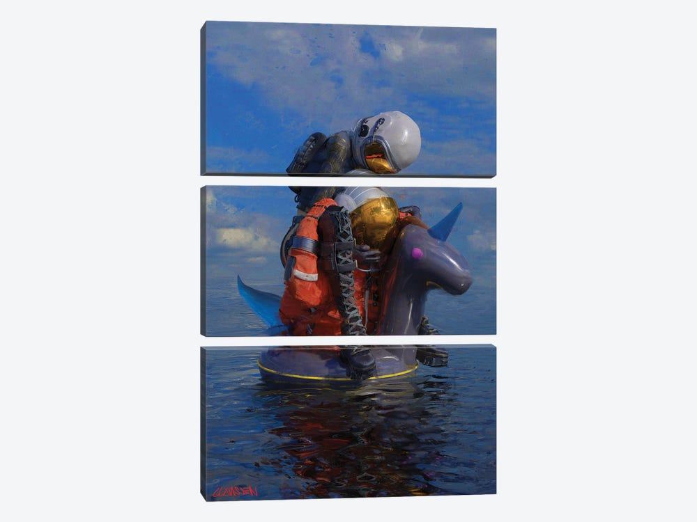 I Carry You by Andreas Claussen 3-piece Canvas Wall Art