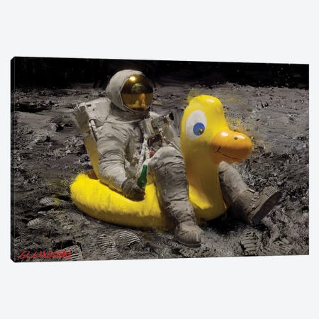 Relaxing On The Moon II Canvas Print #ACX20} by Andreas Claussen Canvas Art Print