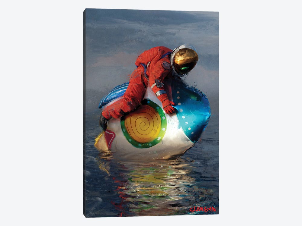 To The Moon by Andreas Claussen 1-piece Canvas Art Print