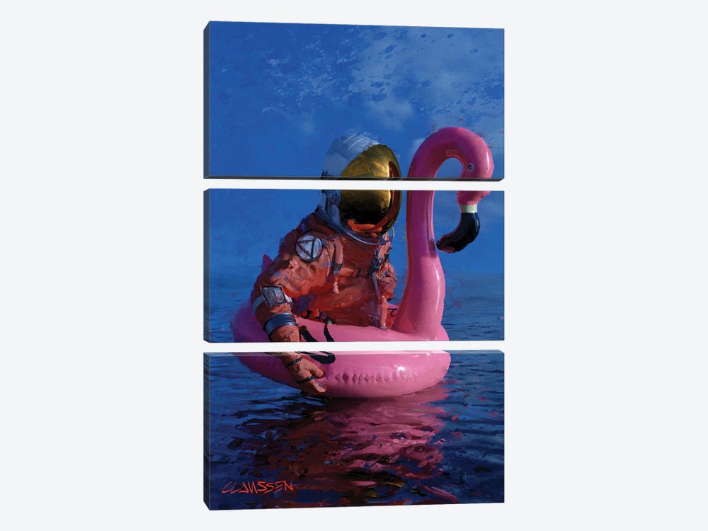 Ready For The Flood by Andreas Claussen 3-piece Canvas Art Print