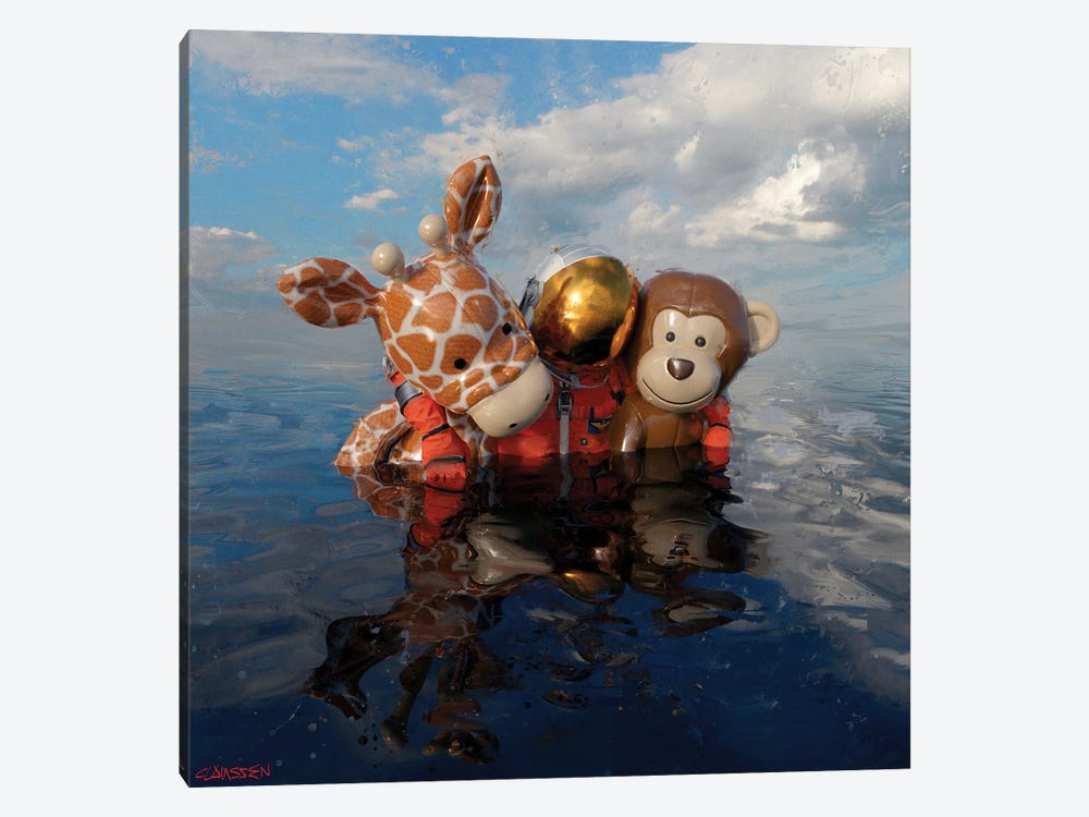 Party Buddies by Andreas Claussen 1-piece Canvas Art Print