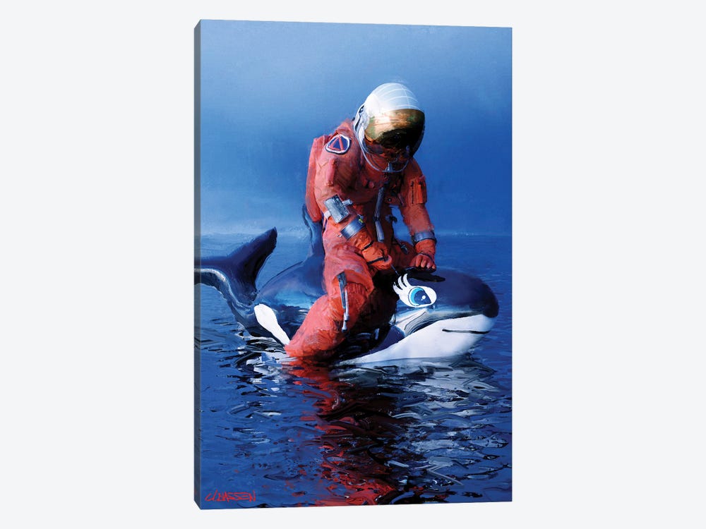 Free Willy Vaccinated by Andreas Claussen 1-piece Canvas Wall Art