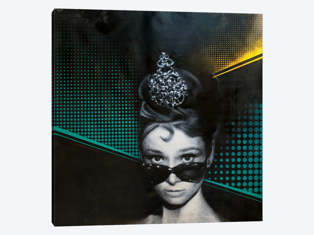 Audrey Hepburn - Holly Golightly by Michael Andrew Law Cheuk Yui 1-piece Art Print