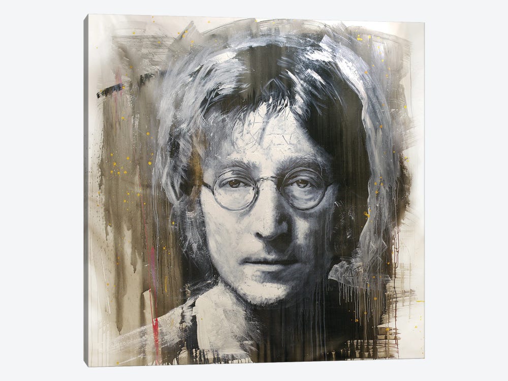 Study Of A John Lennon Photographed By Iain Macmillan by Michael Andrew Law Cheuk Yui 1-piece Canvas Print