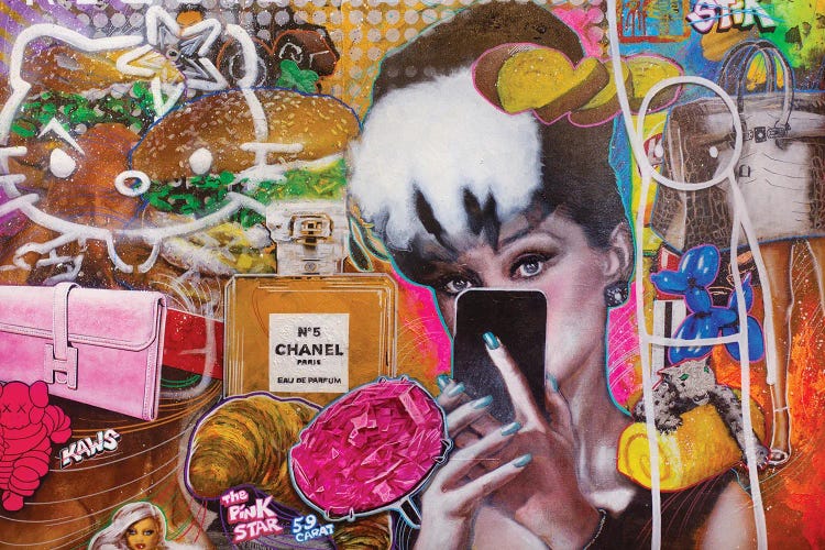 Audrey Hepburn Selfie, The Pink Star, Stik, Shepard Fairey's Hello Kitty, Hermès Wallet...