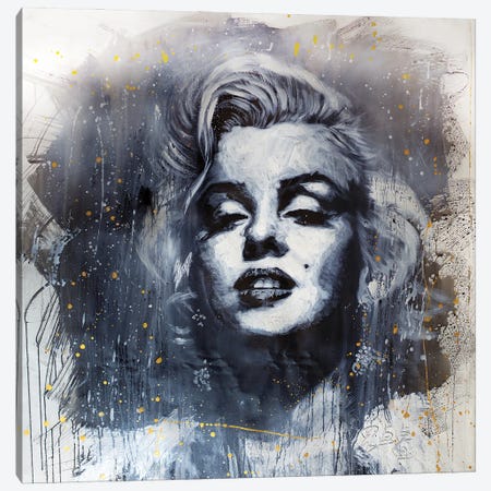 Marilyn Monroe Painting Canvas Print #ACY44} by Michael Andrew Law Cheuk Yui Canvas Art Print