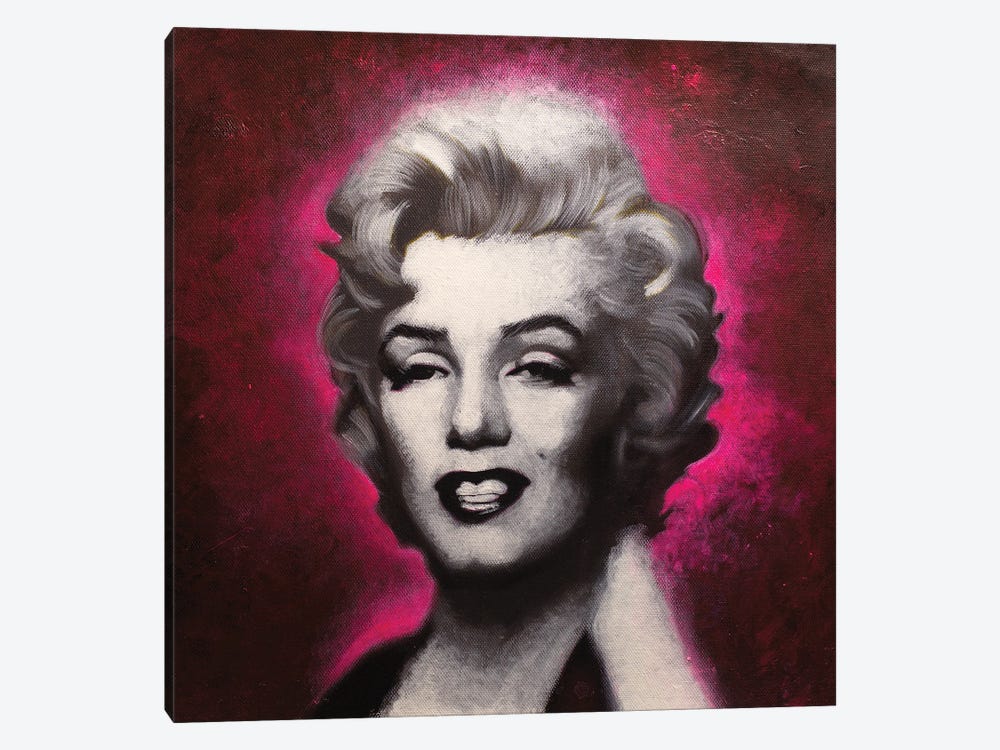 Andy Warhol's Marilyn Monroe In Pink by Michael Andrew Law Cheuk Yui 1-piece Canvas Artwork