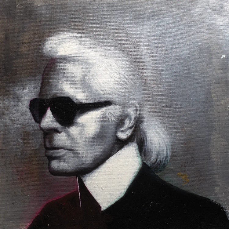 Karl Lagerfeld Of Chanel And Fendi