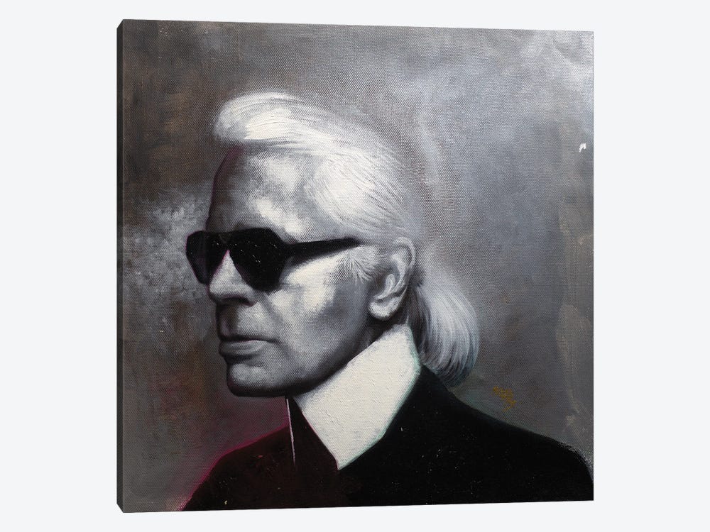 Karl Lagerfeld Of Chanel And Fendi by Michael Andrew Law Cheuk Yui 1-piece Art Print