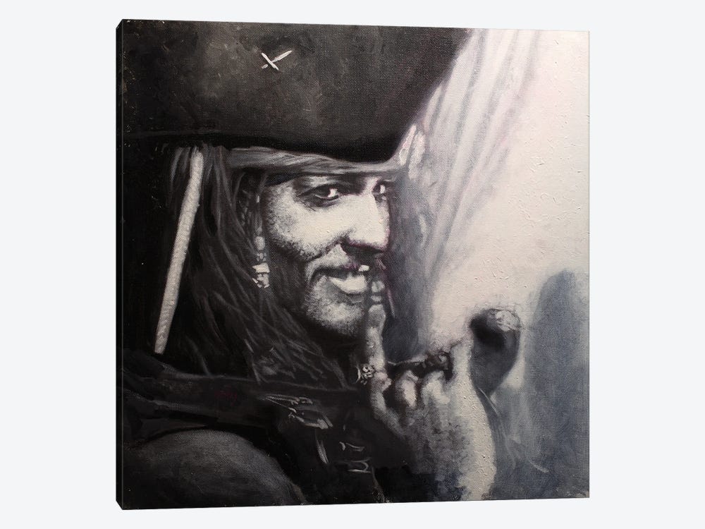 Johnny Depp As Jack Sparrow In Pirate Of The Caribbean by Michael Andrew Law Cheuk Yui 1-piece Art Print