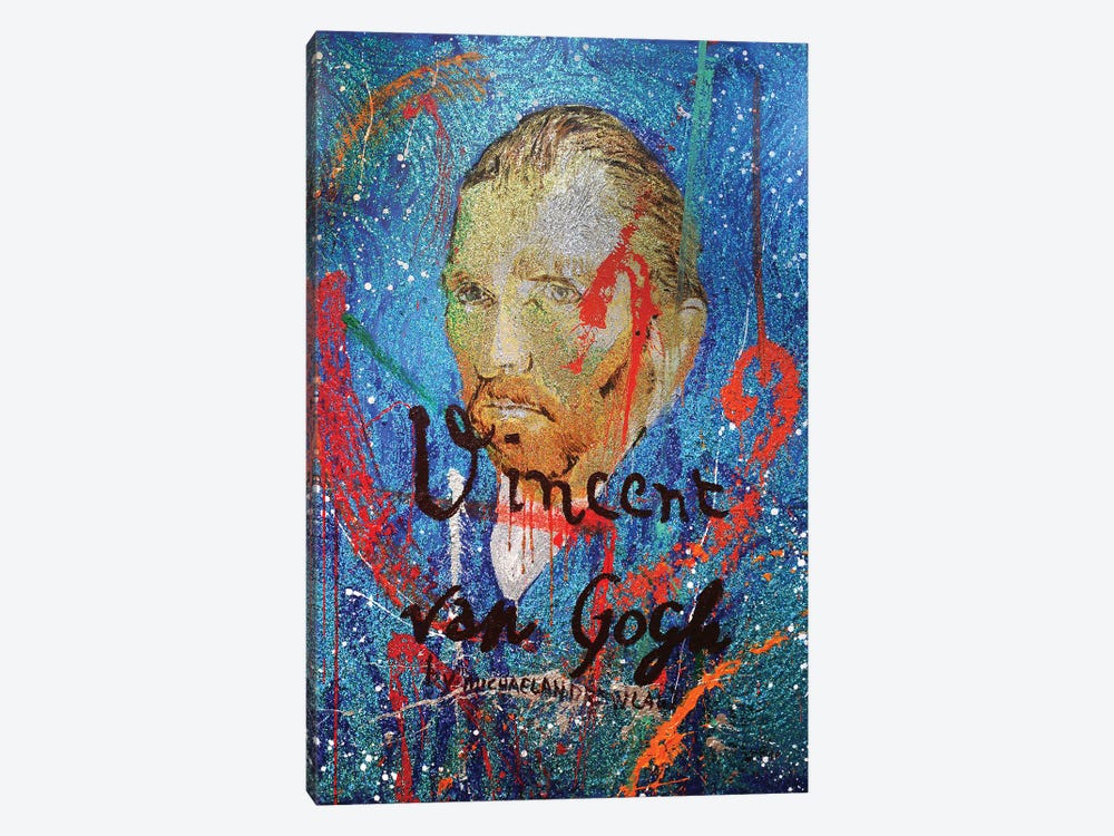 Vincent Van Gogh Self-Portrait by Michael Andrew Law Cheuk Yui 1-piece Canvas Artwork