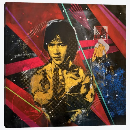 Kung Fu Hero Jackie Chan Canvas Print #ACY69} by Michael Andrew Law Cheuk Yui Canvas Wall Art