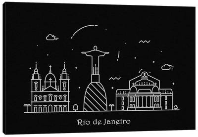 Rio Canvas Art Print - Ayse Deniz Akerman