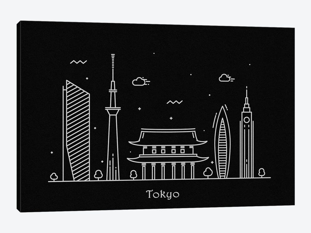 Tokyo by Ayse Deniz Akerman 1-piece Canvas Print