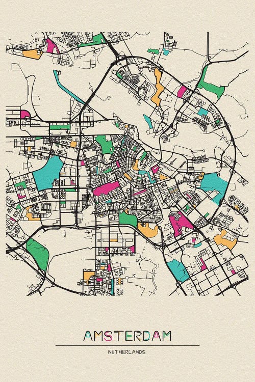 Amsterdam, Netherlands Map