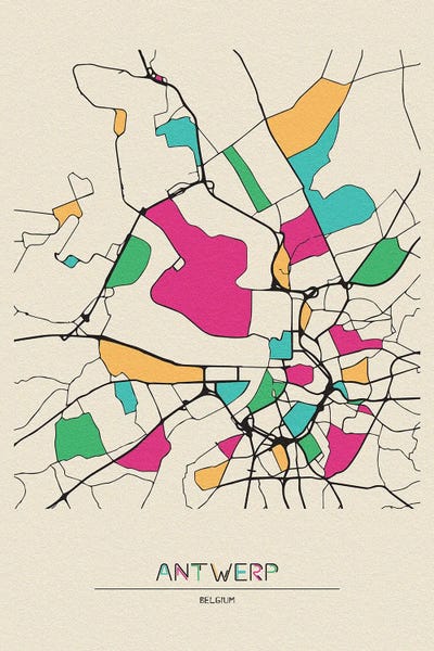 Antwerp, Belgium Map