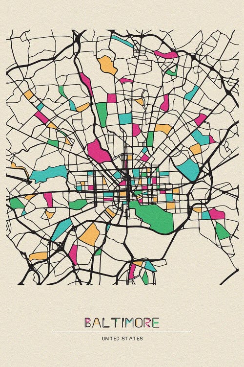 Baltimore, Maryland Map