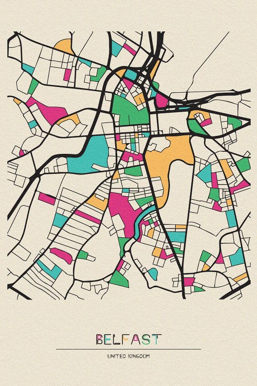 Belfast, United Kingdom Map