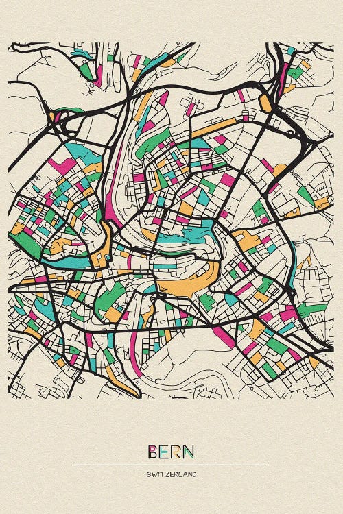 Bern, Switzerland Map