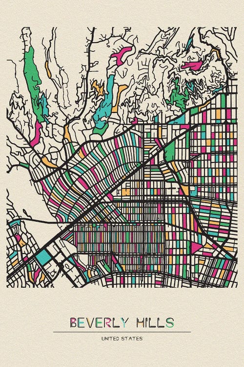 Beverly Hills, California Map