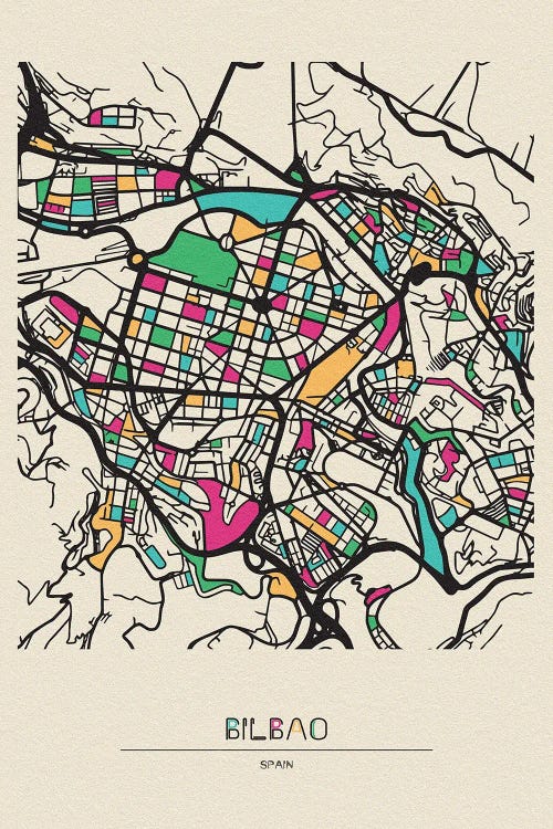 Bilbao, Spain Map