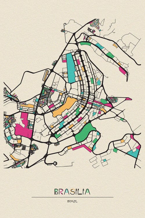 Brasilia, Brazil Map