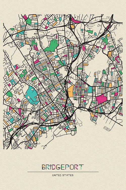 Bridgeport, Connecticut Map