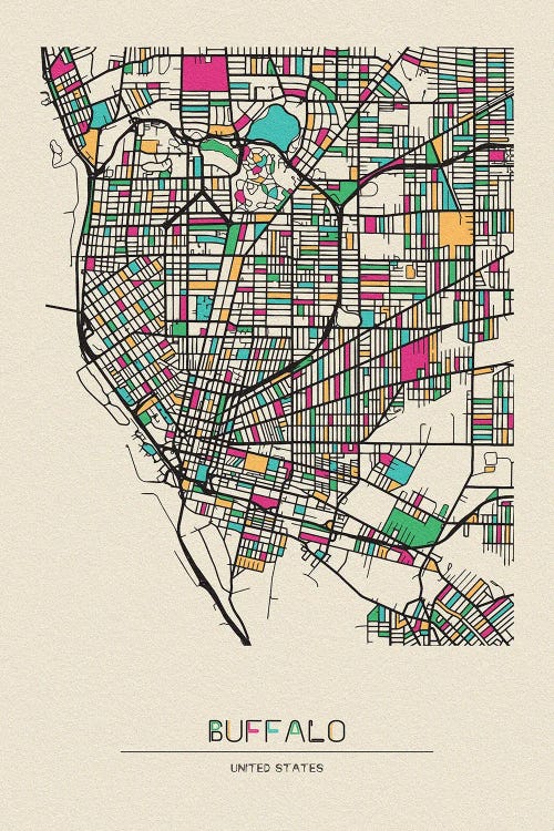 Buffalo, New York Map