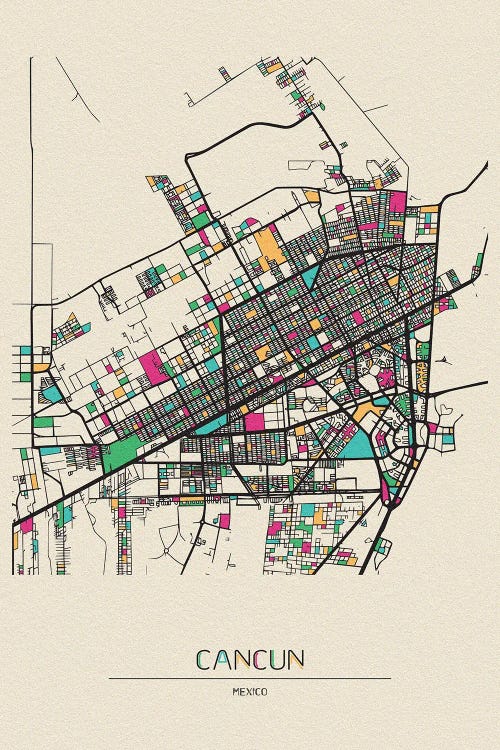 Cancun, Mexico Map