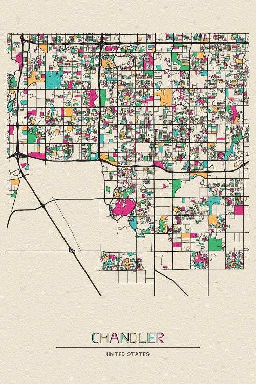 Chandler, Arizona Map