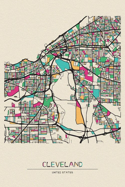 Cleveland, Ohio Map