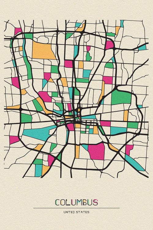 Columbus, Ohio Map