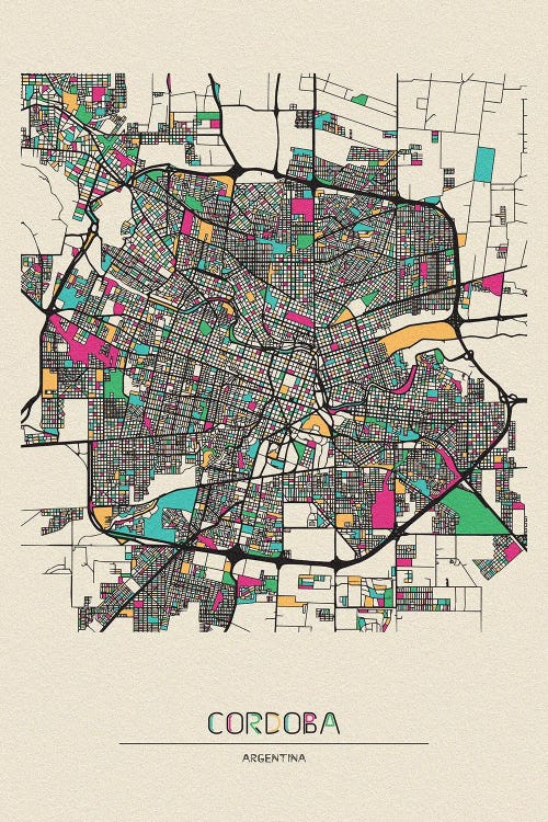 Cordoba, Argentina Map