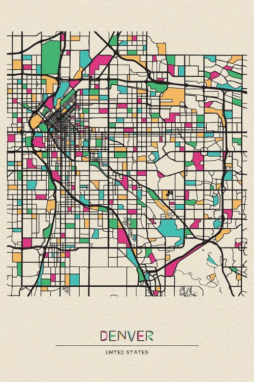 Denver, Colorado Map